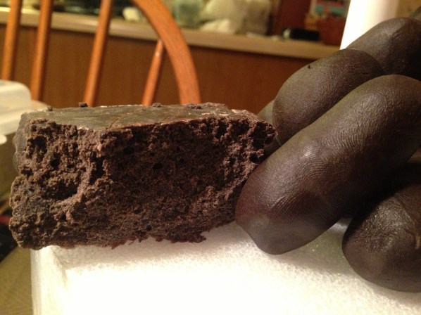 modeling chocolate before and after