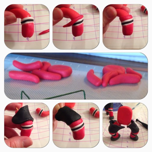 gum paste hockey players