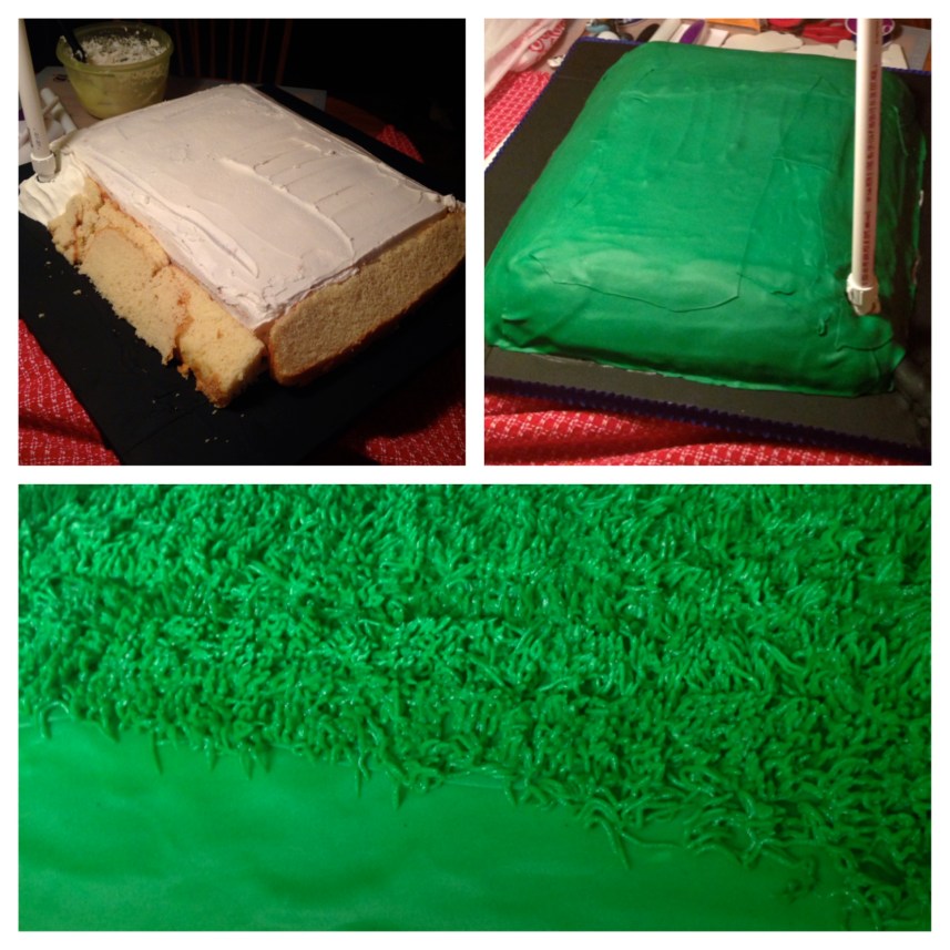 skydiving cake in stages