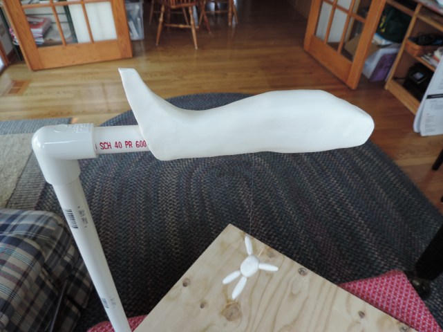 skydiving cake partway finished