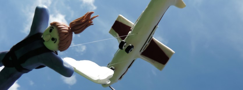 skydiving cake plane header
