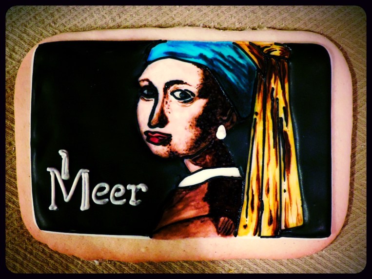 cookie painting vermeer pearl earring