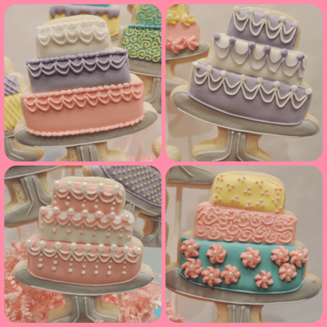 individual cake cookies royal icing